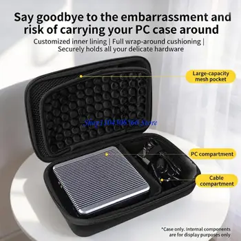 02DD Custodia rigida da trasporto in EVA per Mini e accessori con protezioni impermeabili antiurto