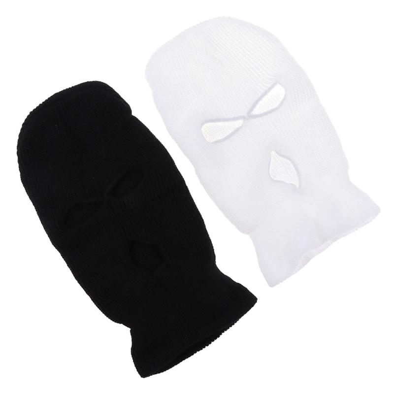 재미있는 스푸프 카시트 헤드기어 헤드레스트 커버, 3 홀 니트 페이스 마스크 시트 커버, 창의적인 시트 장식 액세서리, 1PC