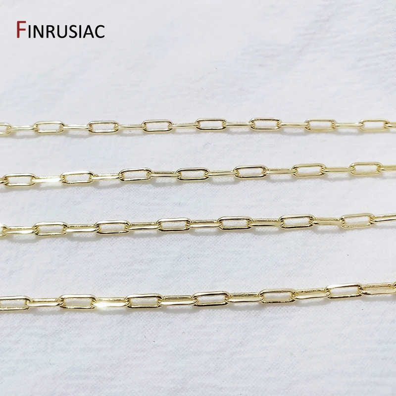 Gold Plated Chain Jewelry Making  14k Gold Chain Jewelry Making - 6 14k Gold  Plated - Aliexpress