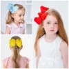 20pcs Sweet Random Color Bow Hair Clip Sets for Women Girls Handmade Bows Hairpins Holiday Hair Clip Baby Hair Accessories Gifts 6