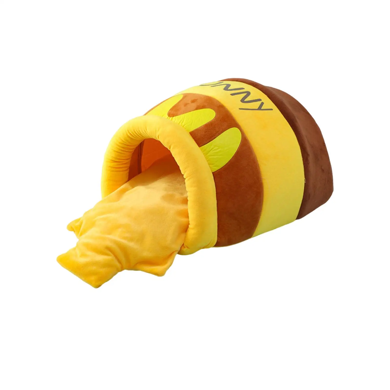 

Honey Pot Pet Cat Bed Warm Nest Anti Slip Bottom Thicken Cushion Cat Sleeping Bed Pet House
