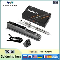 TS101 Soldering Iron Portable Adjustable Temperature Digital Solder Station TS-BC2 Tip PD3.1 90W TS100 Upgrade 1