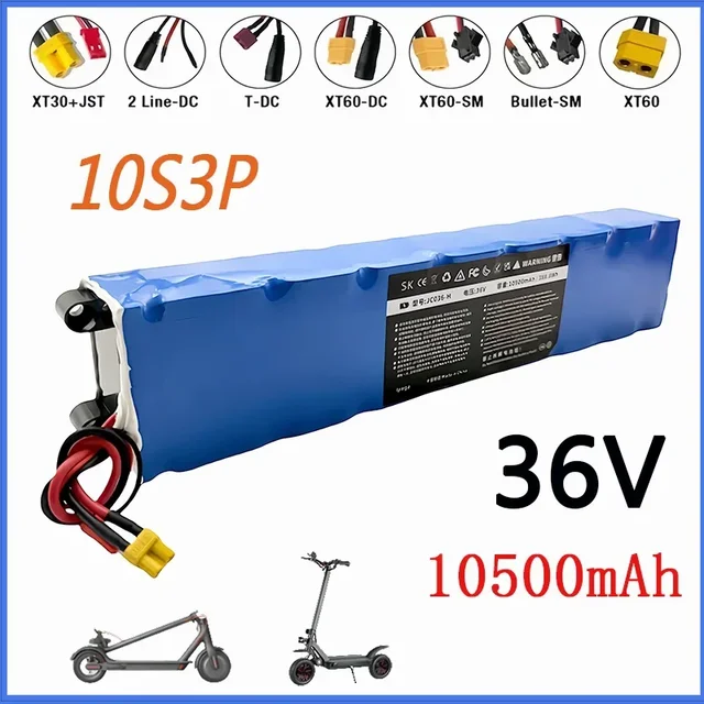 🛴 10S3P 36V 10500mAh 36V batterie de Scooter électrique 18650 lpega Lithium M365 Scooter électrique 36v batterie Scooter 🚲 1