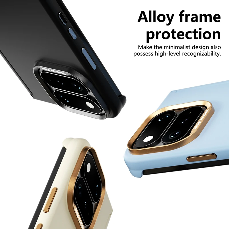 Elegant Skin Feel Hinge Protect Case with Magnetic Wireless Charging Compatibility