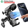 Shockproof Motorcycle Phone Holder 15W Wireless Charger & 18W USB 30W Type C Fast Charging Motorbike Bicycle Bike Scooter Stand