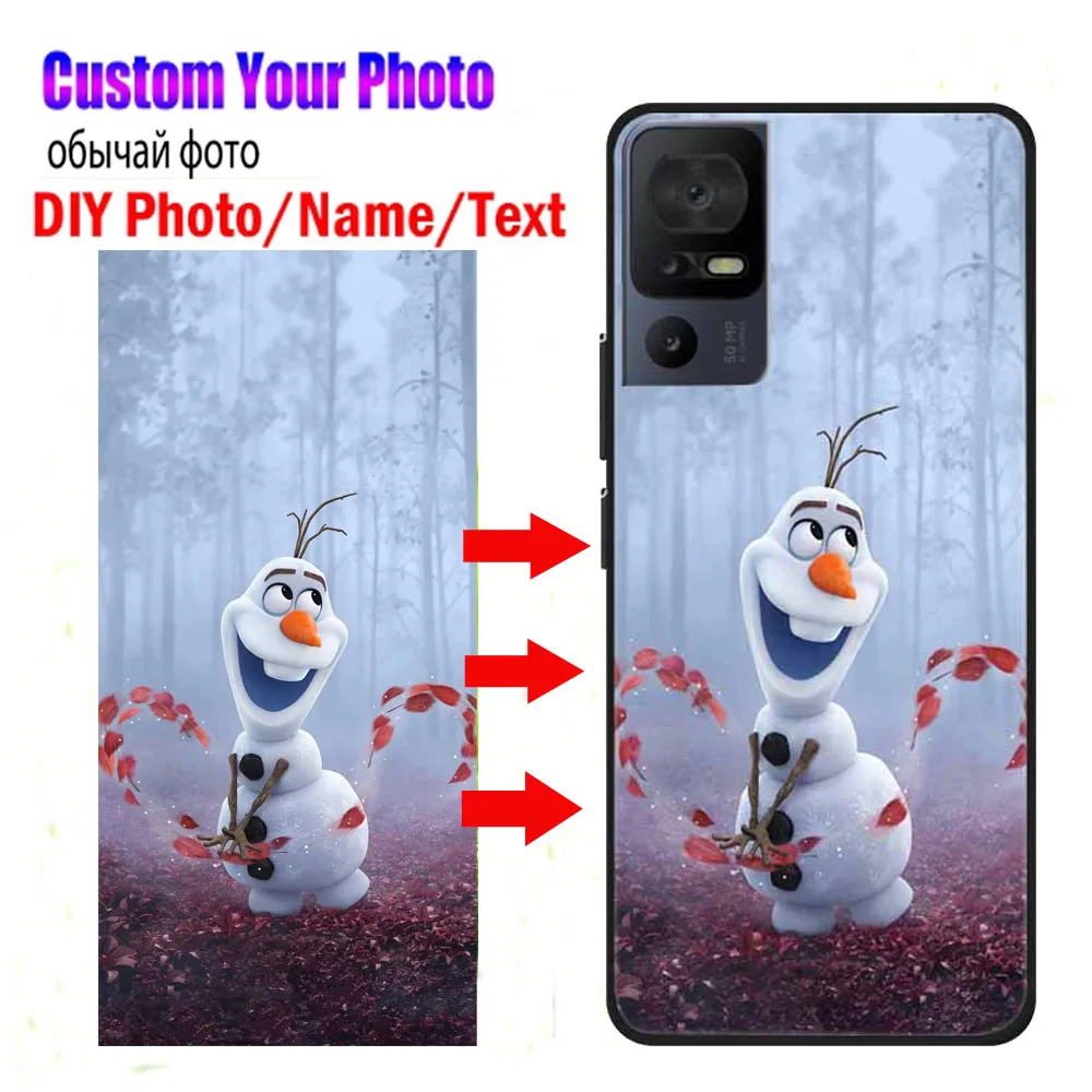 Custodie Morbide In Silicone Personalizzate Per Tcl 40 Se 40R 405 10 5G Uw 10 Pro 10L Lite 403 406 408 40 Xl Stylus 5G Tpu Phone Cover Image