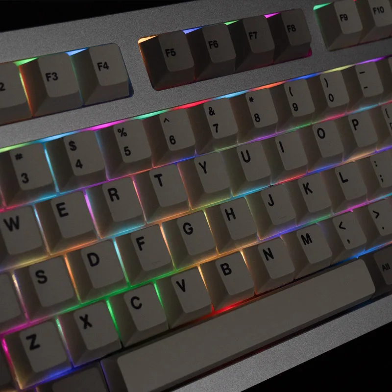 Gmk-abs Keycaps para Teclado Mecânico Tiro Duplo Personalidade Inglesa Perfil Cereja 9009 173 Chaves 64 68 75 84 - Imagem 6