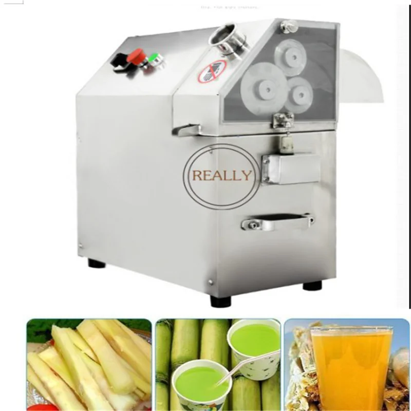 

Hot sale electric three rollers squeeze sugar cane screw press juicer making machine for drink sales