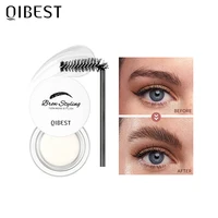 QIBEST Natural Colourless Styling Eyebrow Wax Relaxing Eyebrow Fixing Soap Transparent Long-Lasting Eyebrow Defining Gel Makeup 1