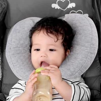 Baby Head Neck Support Pillow Upgraded Baby Support Pillow Baby Travel Pillow for Stroller Car Seat Neck Protection for Newborn 1