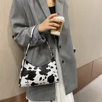 Fashion Zebra Print Women Luxury Handbag PU Leather 3 Fashion Zebra Print Women Luxury Handbag PU Leather Simple Underarm Shoulder Bags Female Daily Design