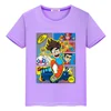 Kawaii Merch A4 Print 100% Cotton T-shirt boys Tops y2k one piece pride tshirt Влад Бумага А4 anime Tees Short kids clothes girl 6