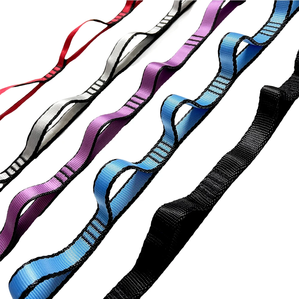 Aerial Yoga Strap Hanging Rope Climbing Rope Yoga Stretch Belt Extender for Aerial Yoga Hammock Swing Flying Anti-Gravity