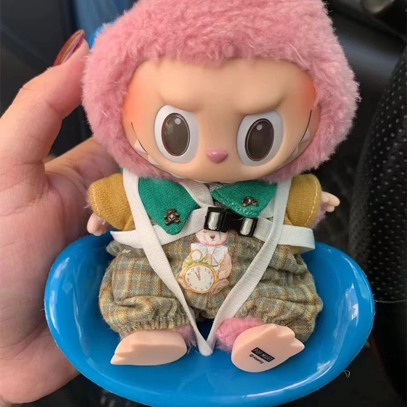 15-17cm doll Seat Labubu Doll Safety Seat Cute Doll Air Outlet Aromatherapy decoration high-grade Car Interior Decoration 13 Sf0d88d55f2f941a68f7a092b95582fa10