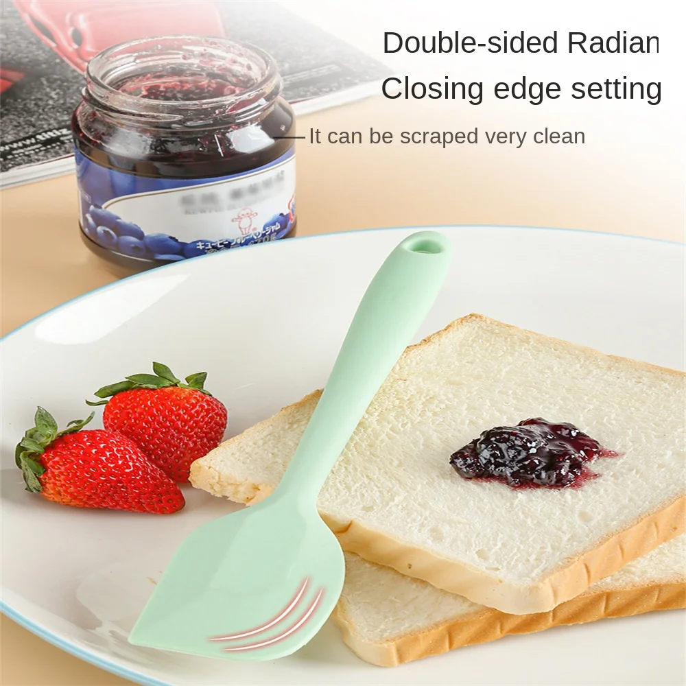 Baking Tools Silicone Small Scraper Oil Brush Cream Spatula Mini Barbecue Brush Integrated Heat-Resistant Kitchen Utensils