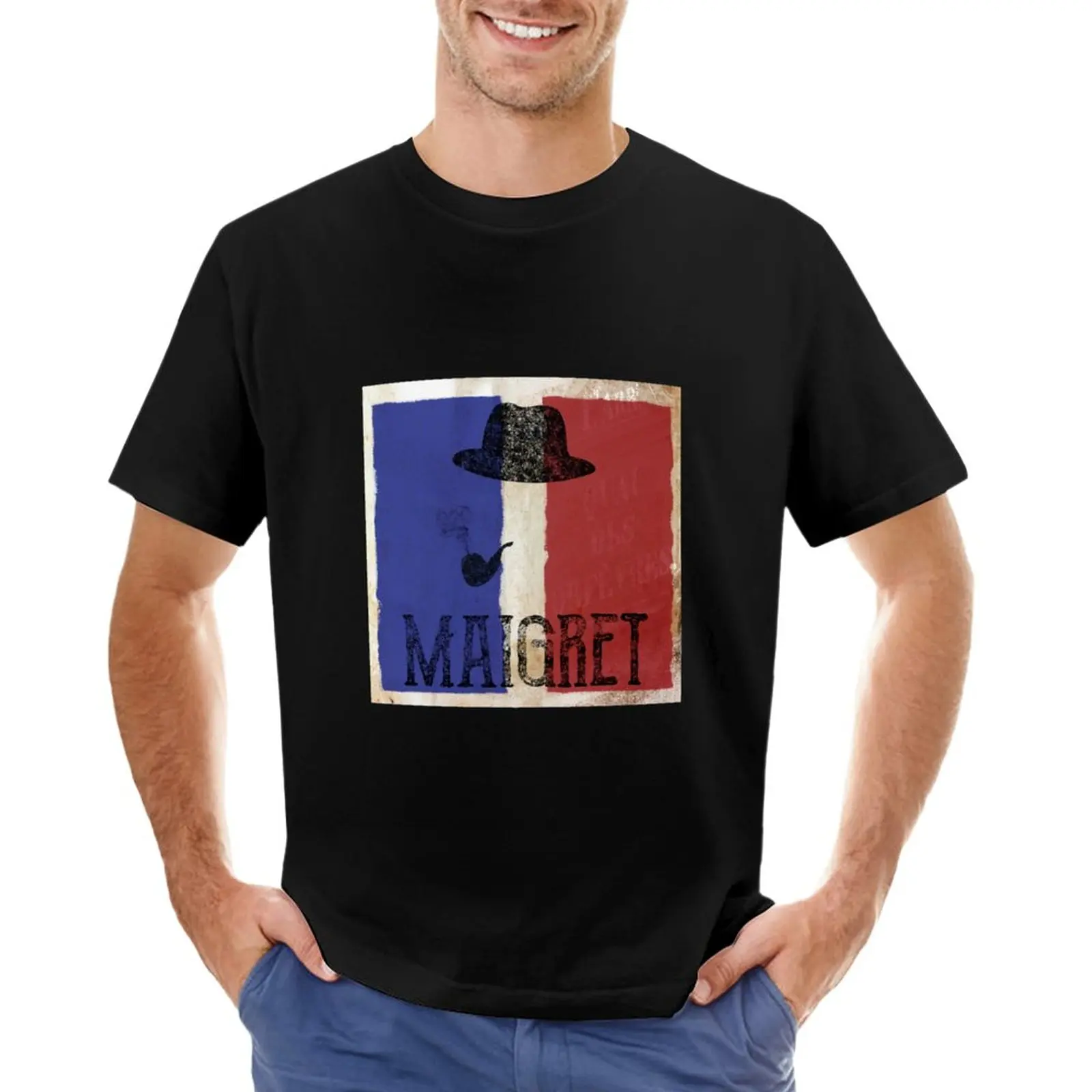 

Commissaire Maigret T-Shirt sublime t shirt Short sleeve tee plus size t shirts plain white t shirts men