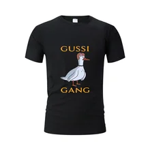 

Men's Animal GUSSI T Shirt Funny Short Sleeve Summer Casual Print Tshirt Men's Harajuku Street Wear Breathable Hip Hop T-Shirt