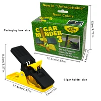 1PC Golf Cigar Holder Accessories Golf Portable Plastic Cigar Holder Multifunctional Double Cigar Holder Golf Supplies 2