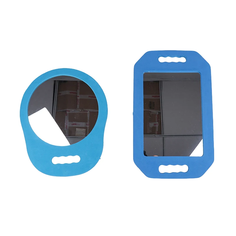 고화질 거울 손잡이 메이크업 거울 거품 프레임은 가정용 헤어 살롱 거울 미용 용품을 깨기 쉽지 않습니다