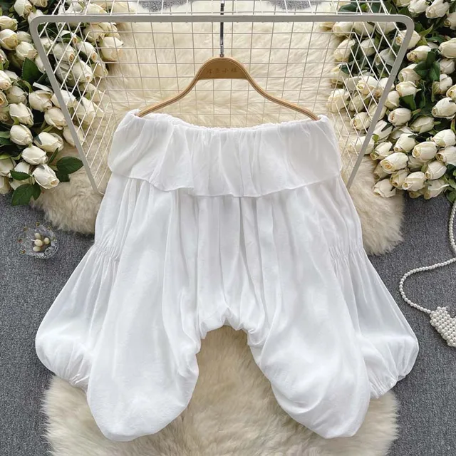 新品未開封★2025SS受注販売PUFF SHORT SLEEVE BLOUSE Women's Puff Short Sleeve Sweater Tops 2025 Spring Summer