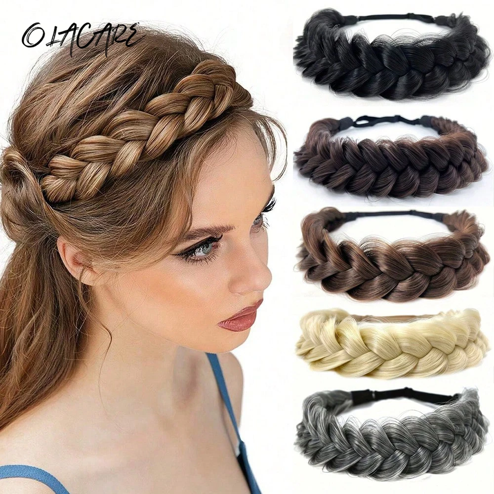Synthetic Hair Headband Wig Accessories for Women