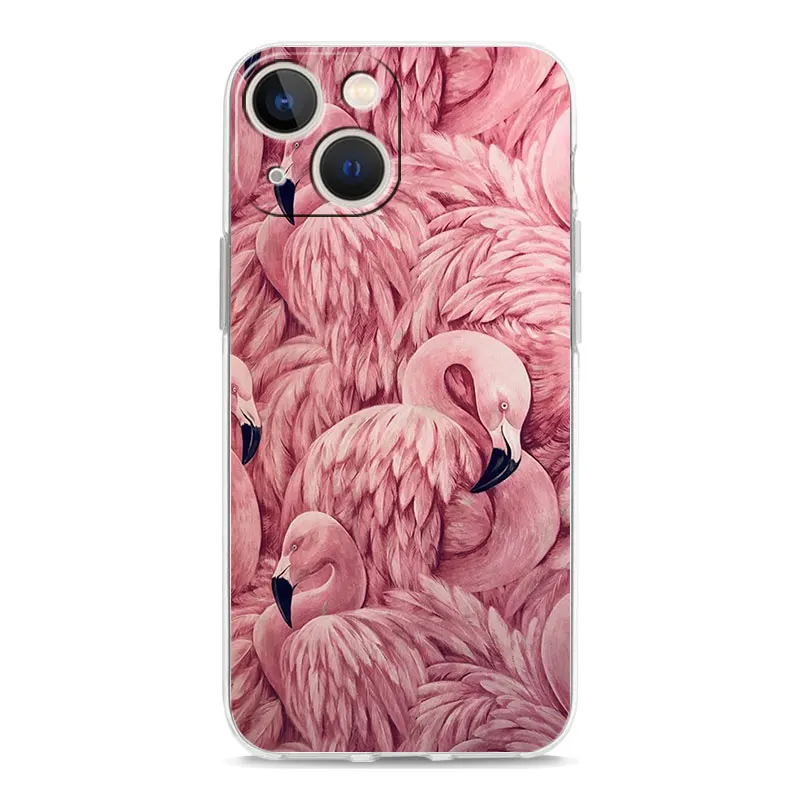 Fashion Gold Pink Marble Clear Phone Case Cover