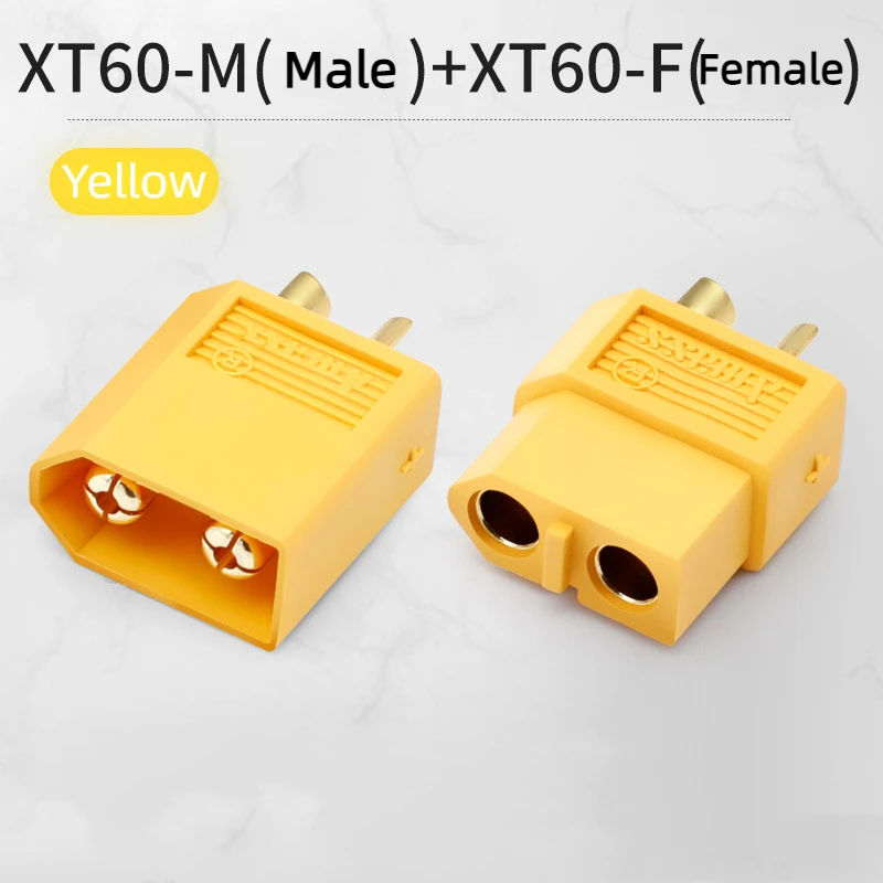 10 Pairs  XT60 Connector XT60-T Plug with Sheath Housing Female / Male XT60 Plug for RC Lipo Battery Cars Fpve Drones