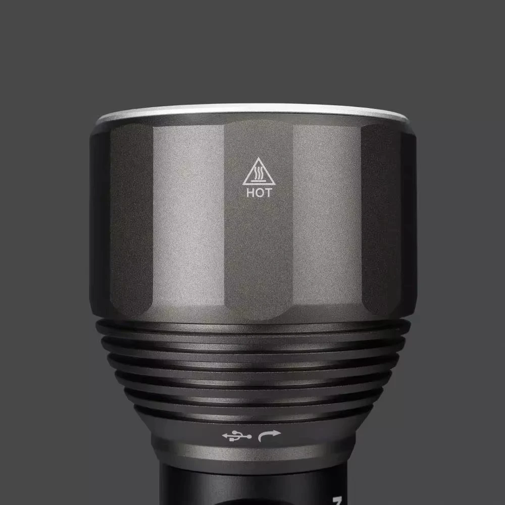 NexTool 2000LM 손전등 380m 5가지 모드 IPX7 방수 LED 손전등 야외 캠핑용 충전식 검색 토치 램프