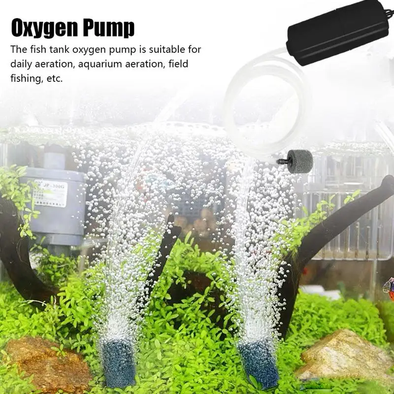 

Silent Air Compressor Aquarium Oxygen Air Pump USB Small Oxygenator For Fish Tank Mini Aerator Portable Fish Tank Accessories