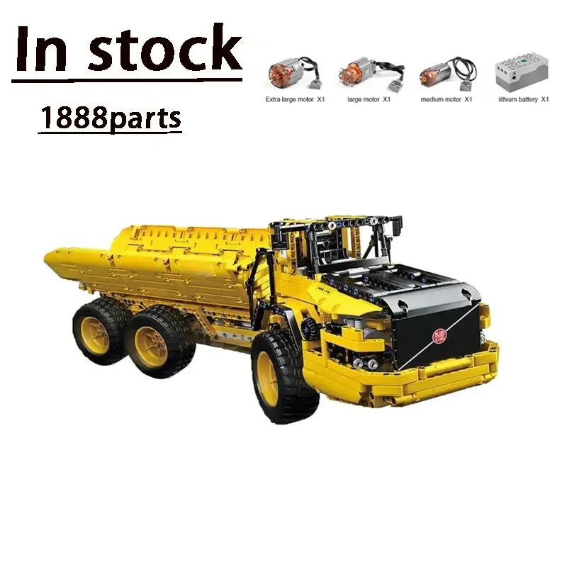 

MOULD KING 17010 Technical Car Engineering Vehicle Toys APP RC Dump Truck Set Blocks MOC-8002 Bricks Christmas Gifts for Boys