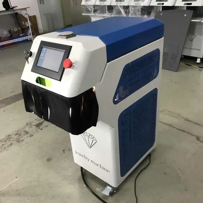 YAG 150J 300W Fiber Laser Welding Machine Jewelry Spot Welder With CCD Microscope For Gold Silver Chain Ring Pendant Soldering
