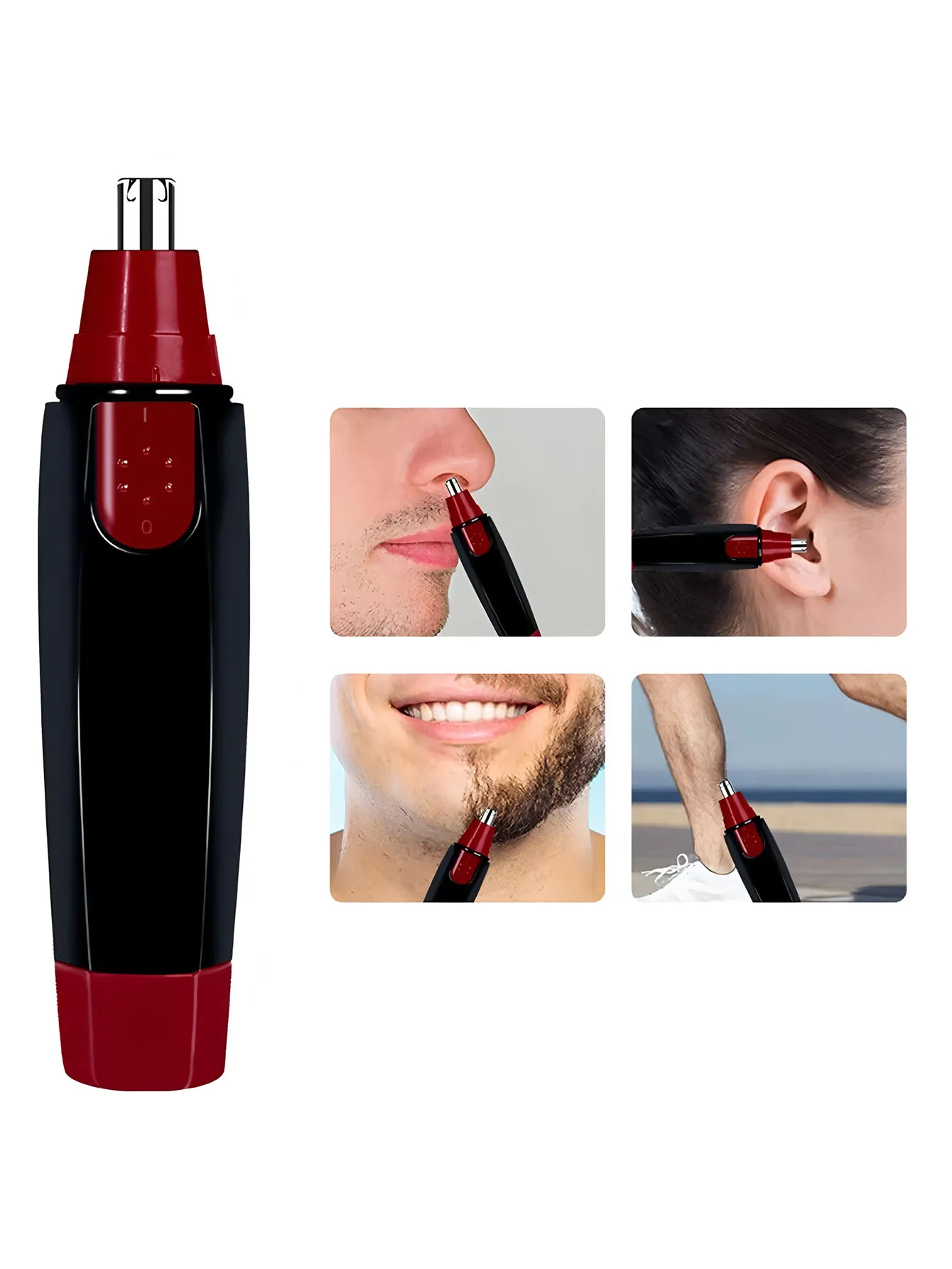 Waterproof Stainless Steel Electric Nose Hair Trimmer