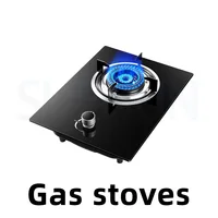 Household Gas Stove Hob Gas Burner Built-in Gas Cooker Desktop Gas Cooktop Timed Liquefied Gas Stove Cooktop estufa de gas 1