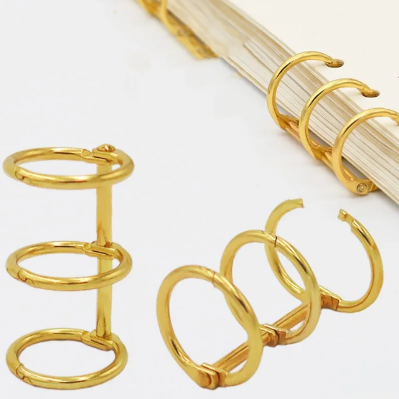 Metal Loose Leaf Rings Binder Book Rings Loose Leaf Binder 6pcs