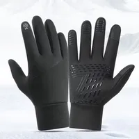 Touch Screen Cycling Gloves for Men & Women Warm Velvet Non-Slip Waterproof Autumn Winter Motorcycle Camping Ski Gloves 1