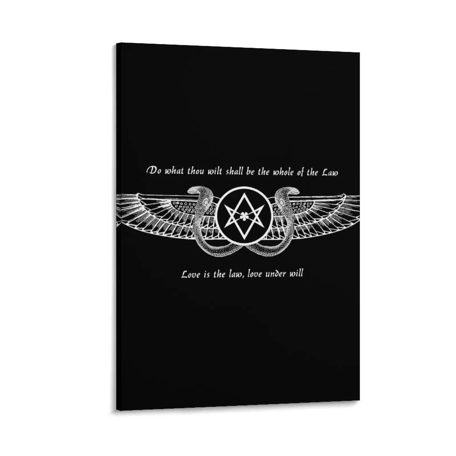 

Unicursal Hexagram Hadit Canvas Painting anime posters wall art pictures for wall