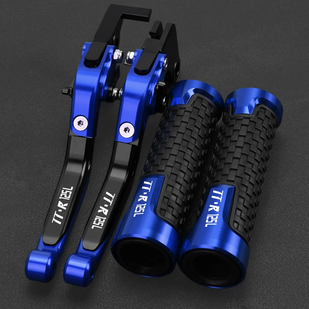 

For YAMAHA TTR125L 2000 2002 2003-2017 motorcycles CNC aluminum Accessories Adjustable Brake Clutch Lever Handle Hand Grips Ends