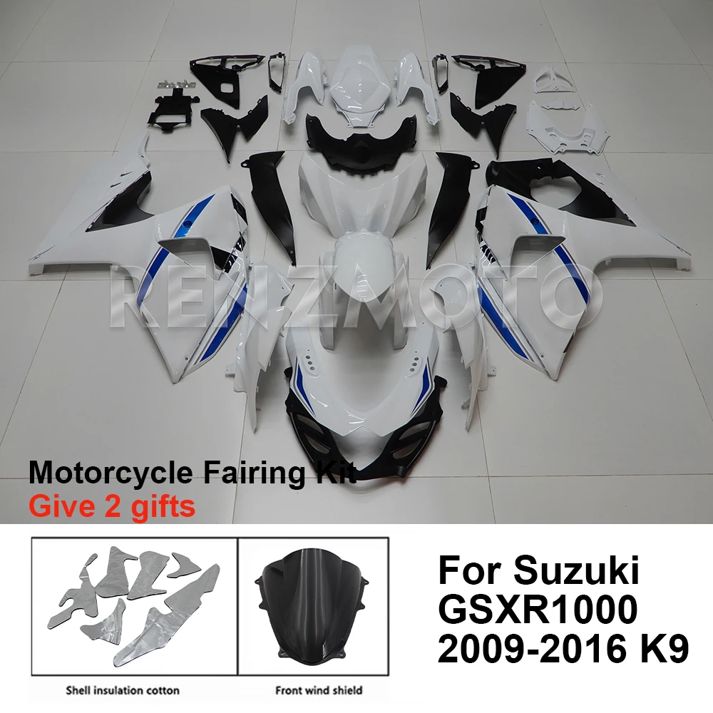 

Motorcycle Fairing Set Body Kit Plastic For Suzuki GSXR1000 GSX-R1000 2009-2016 K9 Accessories Injection Bodywork S1009-114a