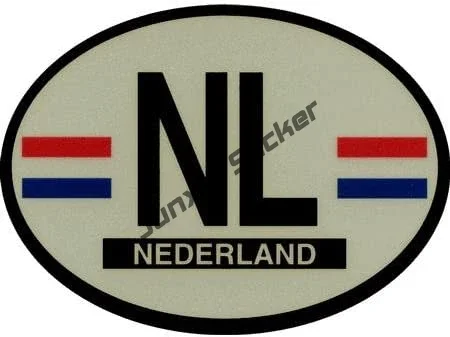 GRONINGEN Drapeau Pays-Bas Grönnen Nederland 50mm Vinyle Sticker