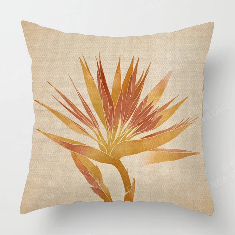 Abstract Linen Pillow Covers 5