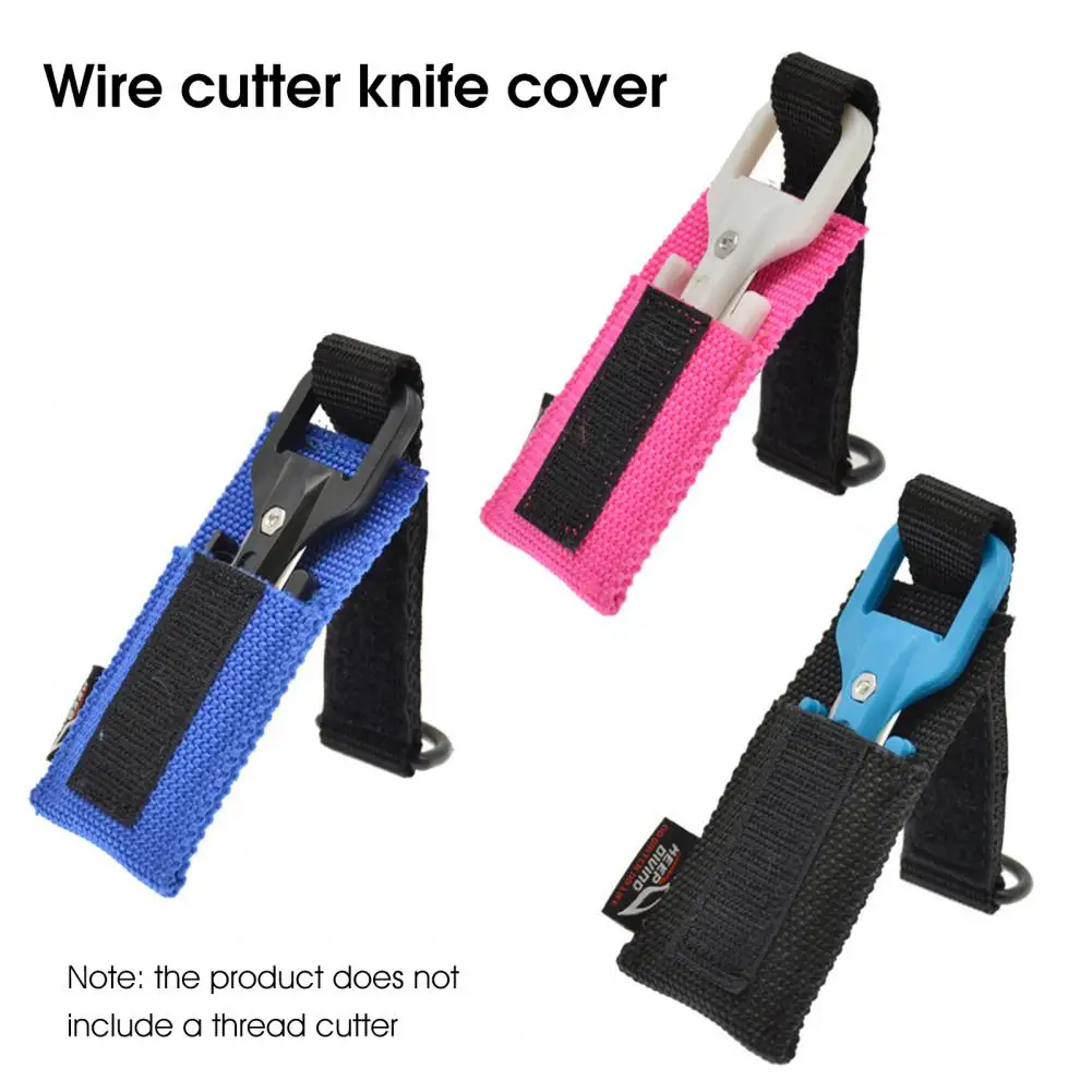 

Compact Dedicated Professional Cutter Sheath Blue/Black/Rose Red Leg Cutter Cover Fastener Tape for Water Activity