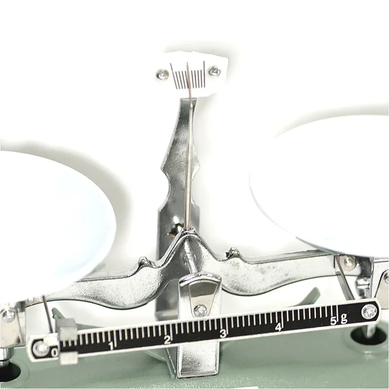 Table Balance Counterbalance Students Teaching Lab Mechanical Scale Top-pan Balance With Weights Tweezer Max. 500 g (d=0.5g)