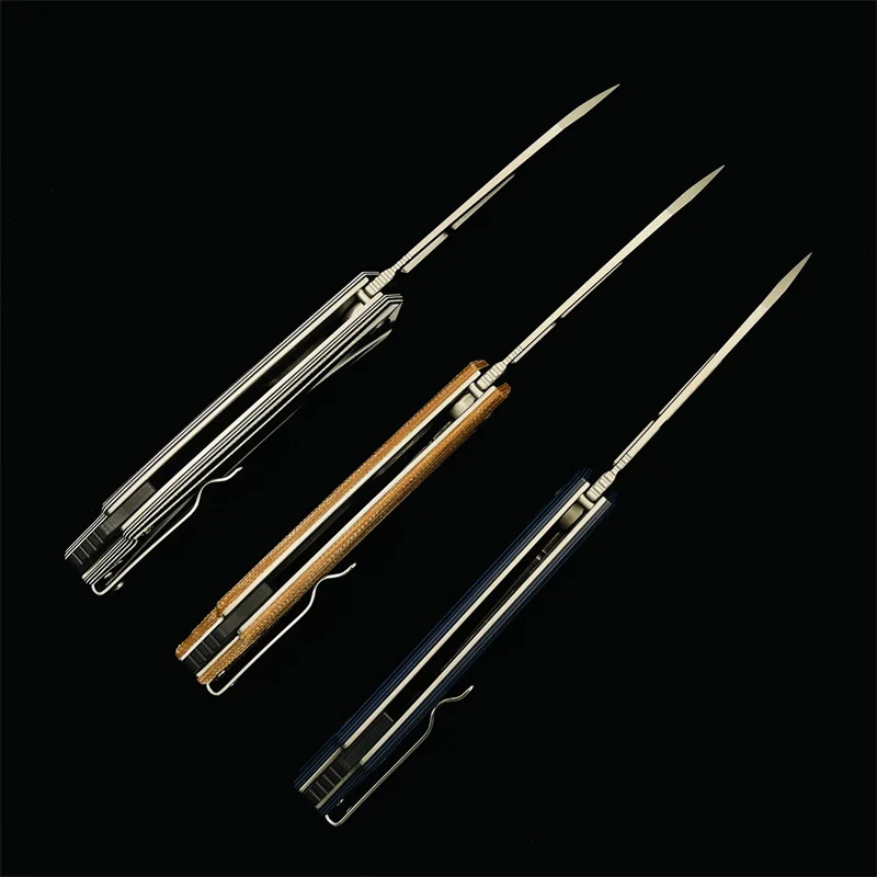 Y-START Flipper Folding Knife Ball Bearing Washer VG10 Blade G10 Handle 3 Colors Outdoor Camping Hunting Daily EDC Tools LK5021N 4