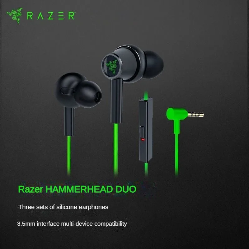 Razer HAMMERHEAD DUO Dual-core In-ear Gaming Earphones Stereo