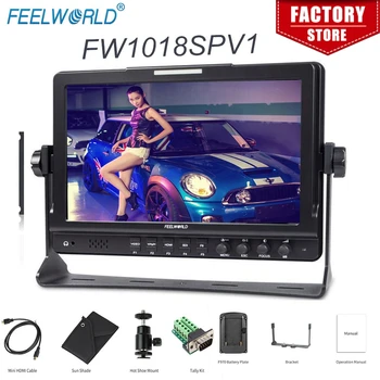 FEELWORLD FW1018SPV1 10.1 인치 필드 모니터, FW1018SPV1, Full HD, 1920*1200, HDMI, 3G-SDI, 디렉터 탈리 라이트, 지미 집 및 DSLR 카메라용