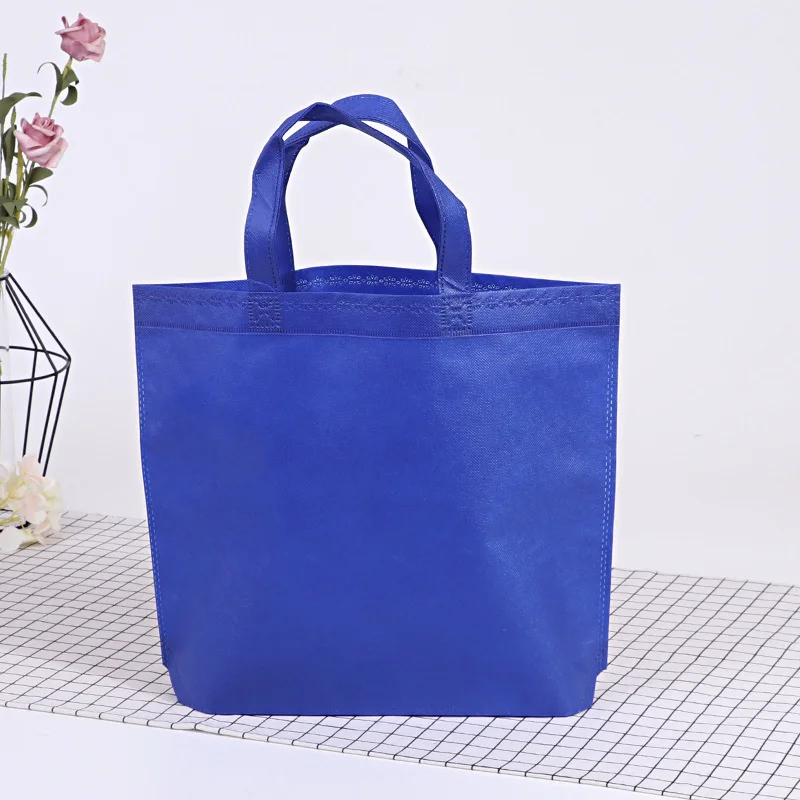 Stobag 25pcs Non-woven Shopping Tote Bags Cloth Fabric Color Eco-friendly Storage Reusable Large Pouches Custom Logo(Extra Fee) 3