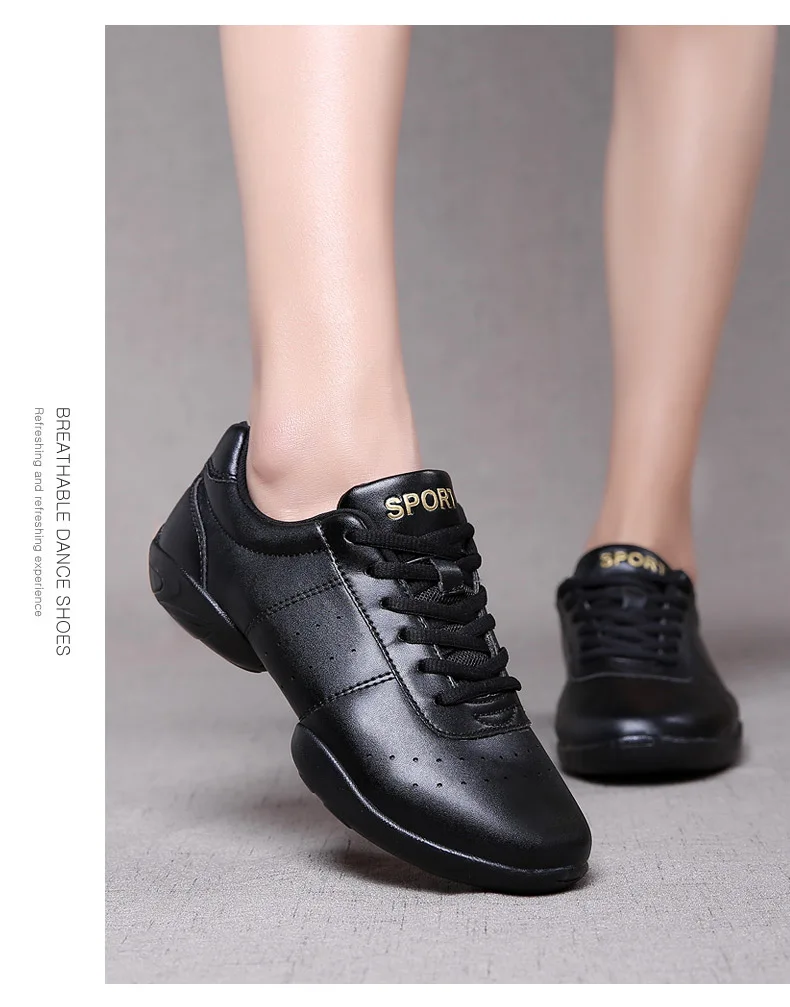 Dance Shoes Woman 2022 New Ladies Modern Soft Outsole Jazz Sneakers Aerobics Breathable Lightweight Female Dancing Fitness Sport