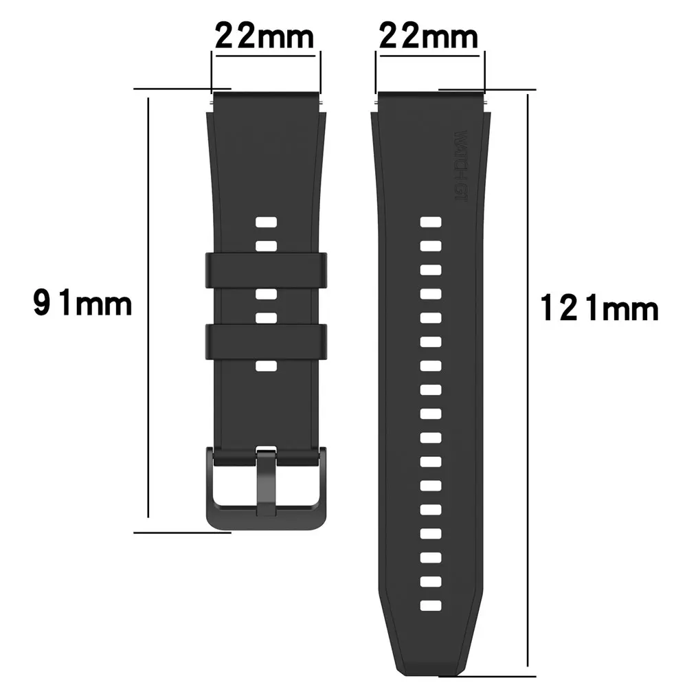 Enhanced Silicone Sport Watchband - Premium Strap
