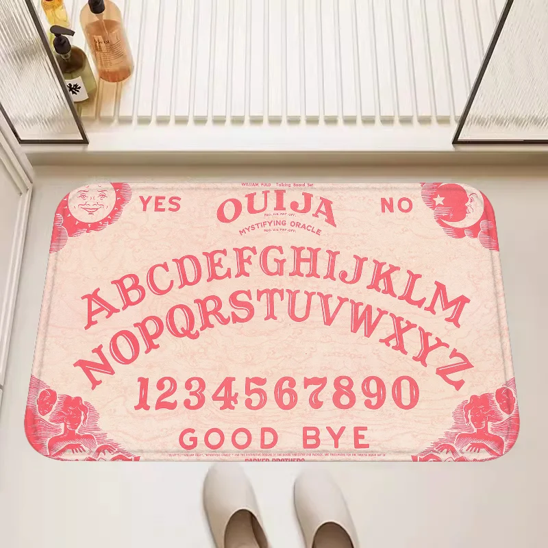 

Ouija Boards Kitchen Carpet Door Mate Home Bath Mat Rugs Living Room Lounge Rug Entrance the Doormat Bathroom Bedroom For