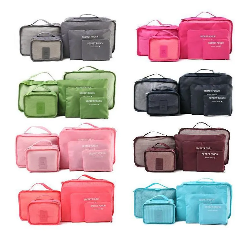 6 set Borsa da viaggio Organizzatore di viaggi Organizer per bagagli da  viaggio / Organizer per imballaggi Massima capacità Ompermeabile Portatile  Anti-polvere Panno Oxford Per Viaggi Reggiseni del 2024 a $13.99